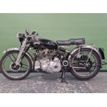 1950 VINCENT RAPIDE SERIES C 998CC REGISTRATION NUMBER JAX 272- ENGINE NUMBER F10AB/1/2907 UPPER