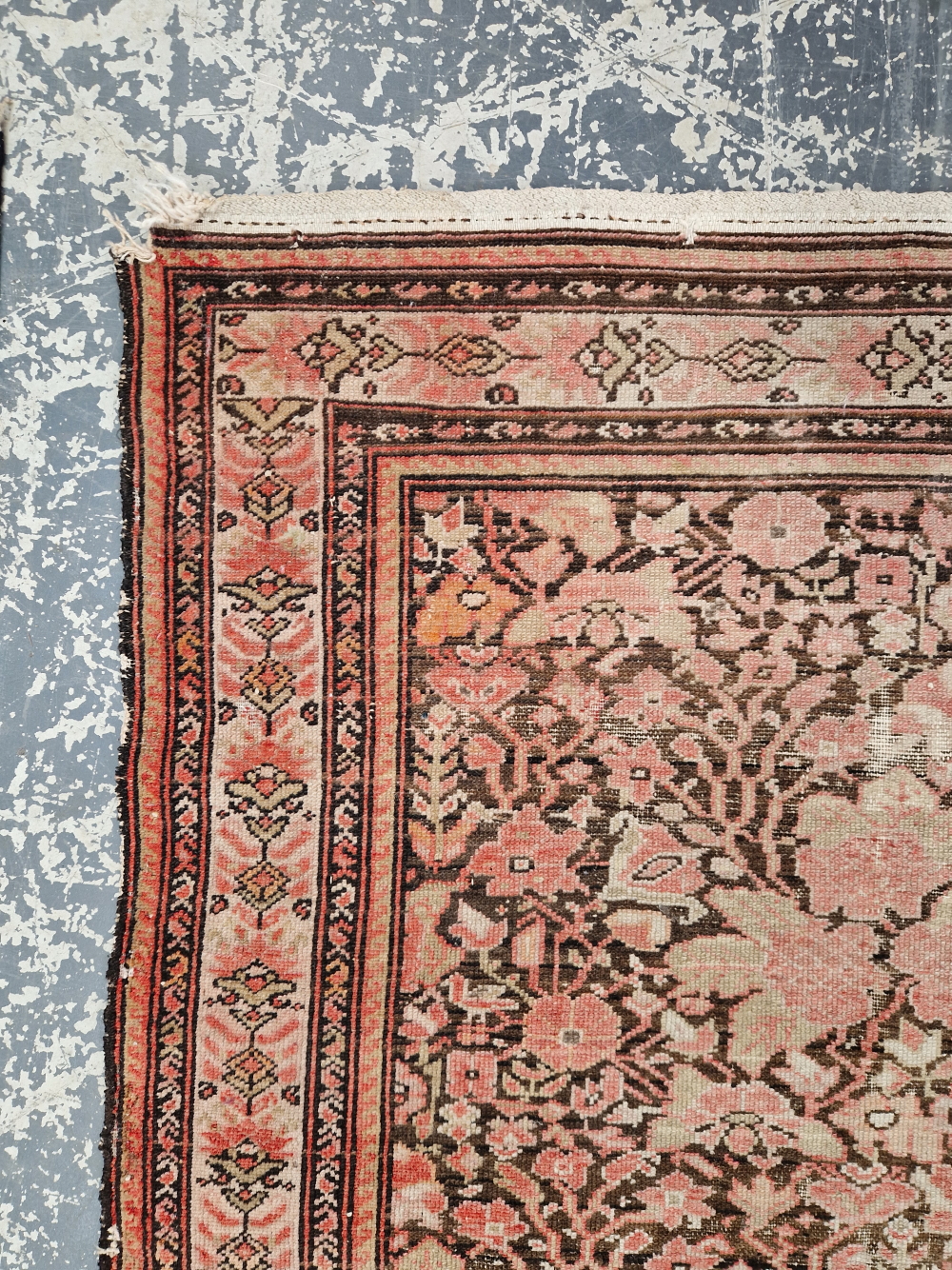 AN ANTIQUE PERSIAN MALAYER RUG 200 x 130 cm. - Image 10 of 10