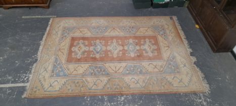 A TURKISH CARPET. 275 x 202 cm