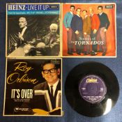 ROCK AND ROLL / 60s POP INSTRUMENTALS - 23 x 7" SINGLE RECORDS & EPs INCLUDING: HEINZ - LIVE IT UP