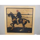 AFTER WILLIAM NICHOLSON, MONTHS OF THE YEAR IN SPORTING SCENES, SEVEN WOODCUTS DEPICTING COURSING,