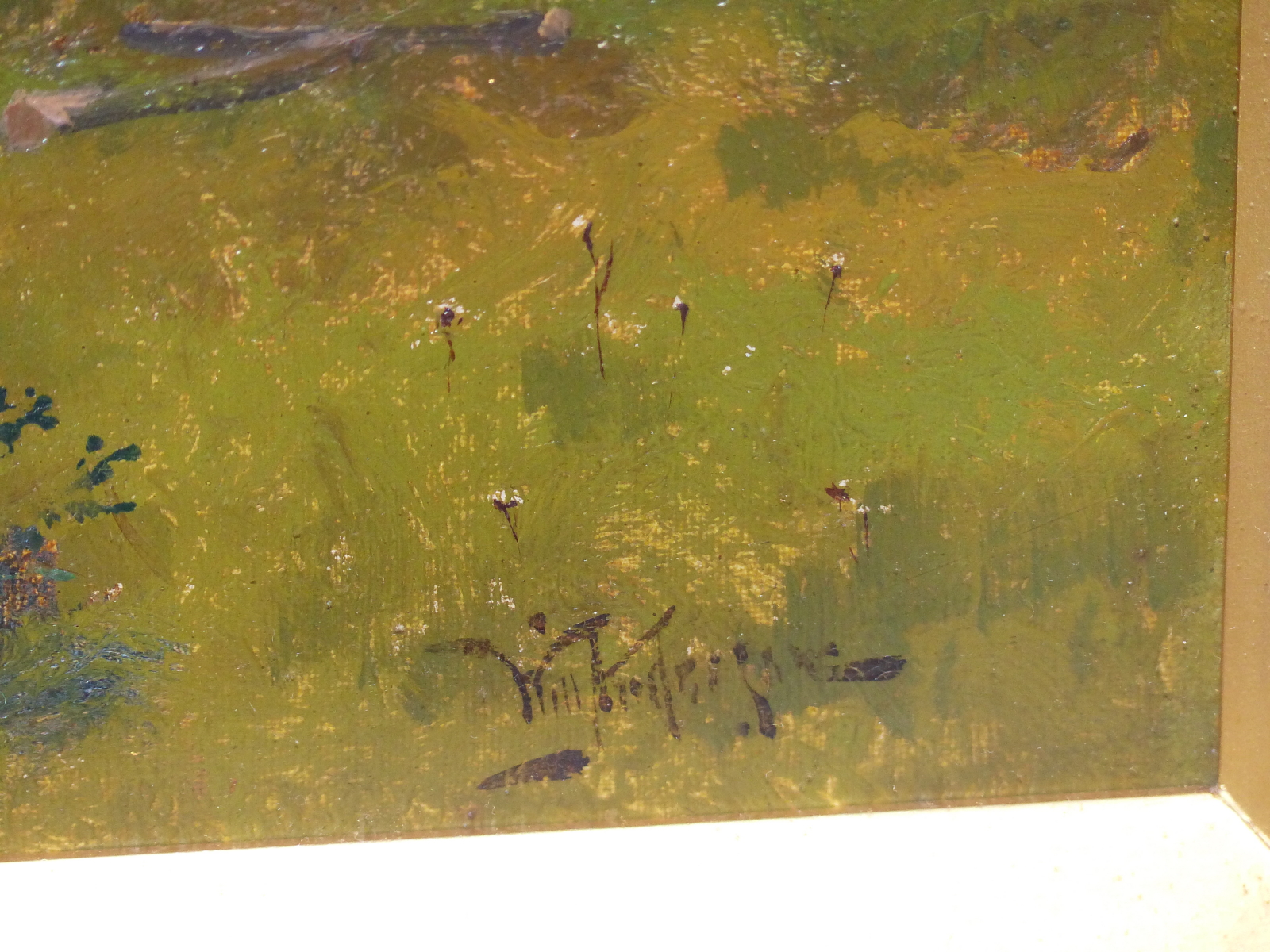 WILL ANDERSON (19TH/20TH CENTURY), GEESE BY A FARM IN AN EXTENSIVE LANDSCAPE, SIGNED LOWER RIGHT, - Image 7 of 8