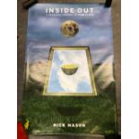 PINK FLOYD - NICK MASON - 'INSIDE OUT' LARGE PROMO POSTER FOR BOOK TOUR 152 x 102 CM.