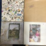 LED ZEPPELIN / RELATED - 7 LP RECORDS INCLUDING: LED ZEP III, A5/B7 2ND LABELS (NO PETER GRANT),