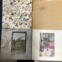LED ZEPPELIN / RELATED - 7 LP RECORDS INCLUDING: LED ZEP III, A5/B7 2ND LABELS (NO PETER GRANT),