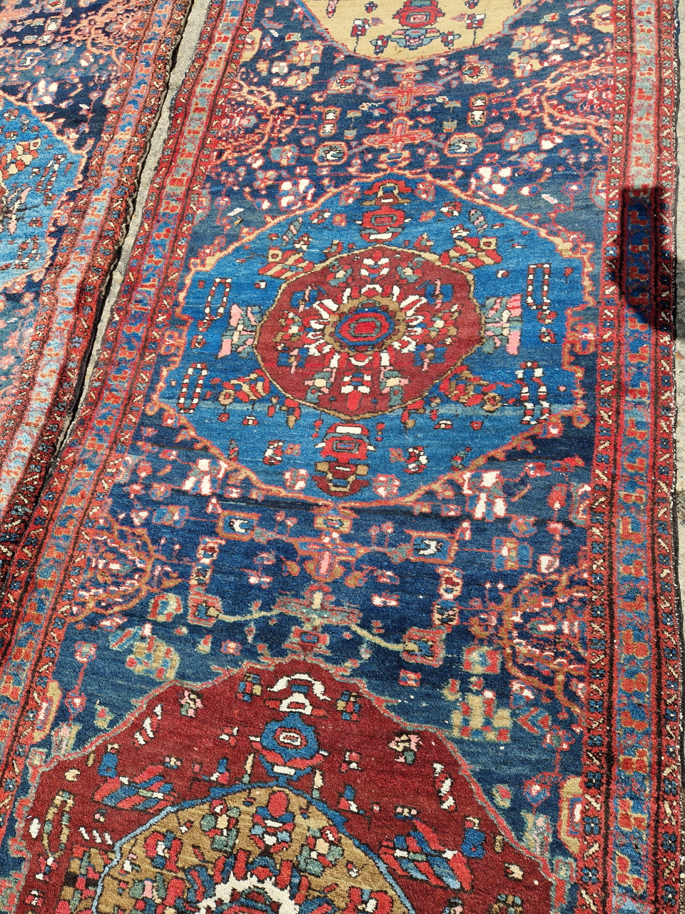 A NEAR PAIR OF PERSIAN TRIBAL COUNTRY HOUSE RUNNERS 530 x 94 cm AND 515 x 101 (2) - Image 10 of 13