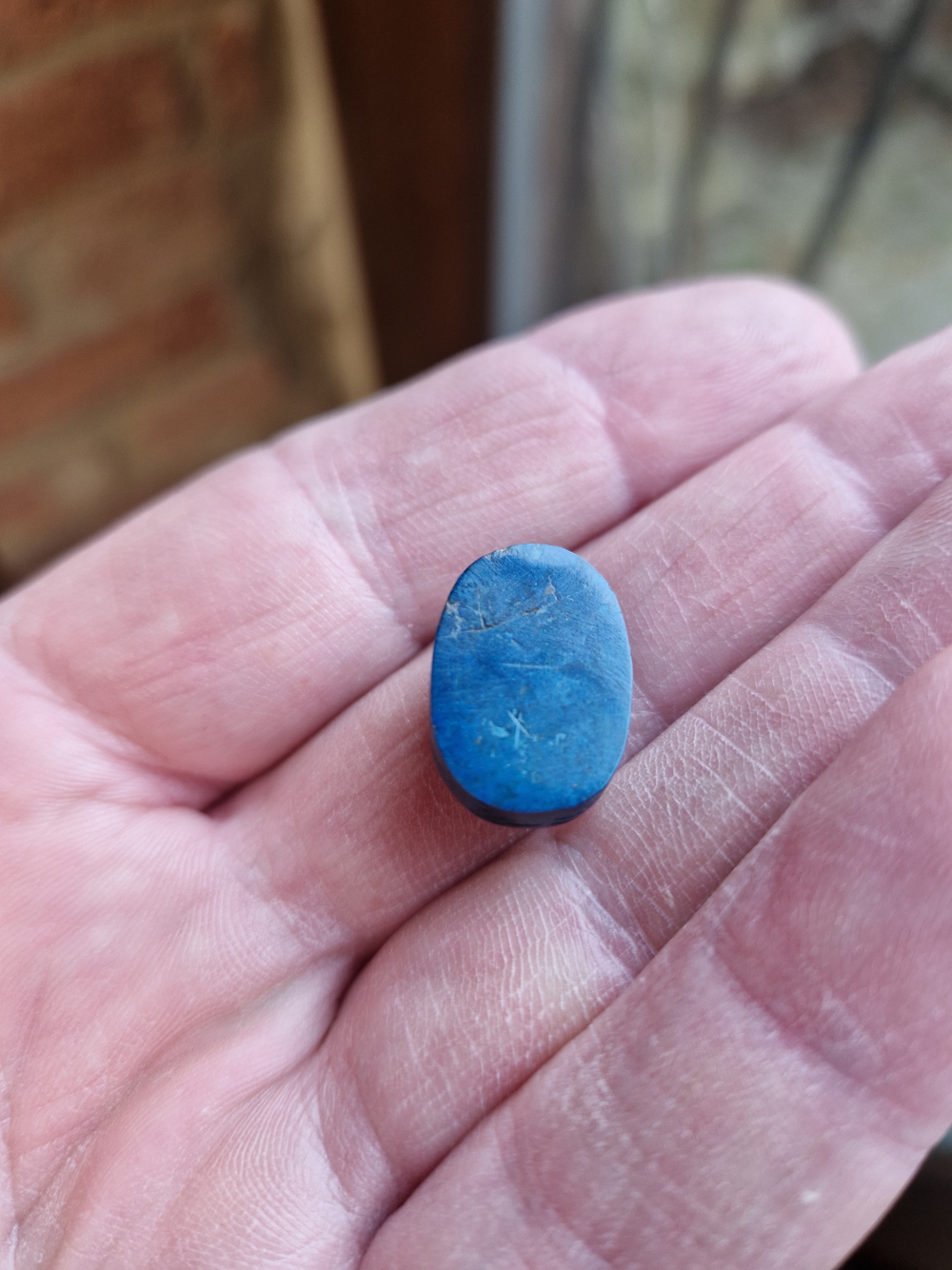 FOUR EGYPTIAN SCARABS IN CORNELIAN, LAPIS LAZULI, TURQUOISE AND GREENSTONE - Bild 19 aus 33