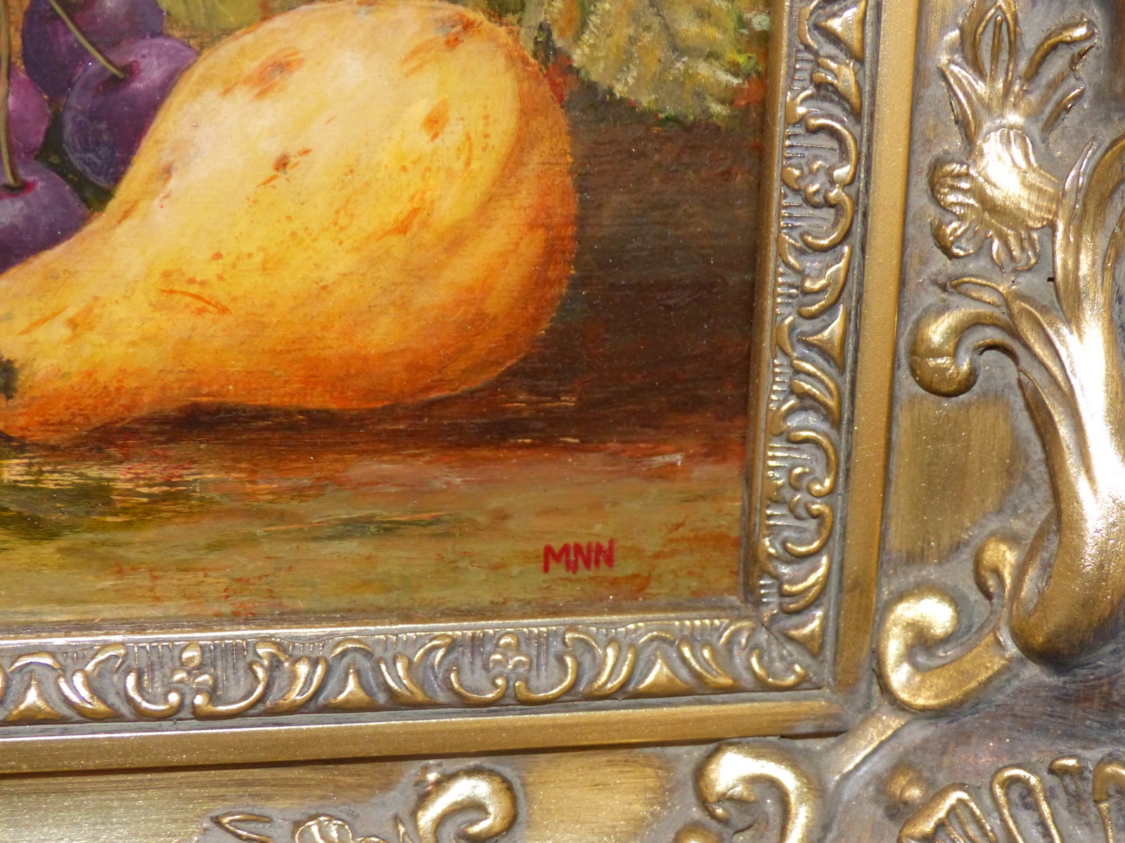 MARTIN NASH (CONTEMPORARY SCHOOL) A DECORATIVE STILL LIFE PAINTING, INITIALLED, OIL ON BOARD. 20 x - Image 3 of 4