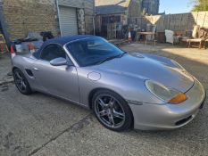PORSCHE BOXTER CONVERTIBLE 2002. 129,000 MILES. NEW MOT. MUCH SERVICE HISTORY, OWNERS MANUAL. GOOD