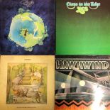 PROG ROCK - 20 LP RECORDS INCLUDING: YES - FRAGILE US PRESSING, CLOSE TO THE EDGE & OTHERS, GENESIS,