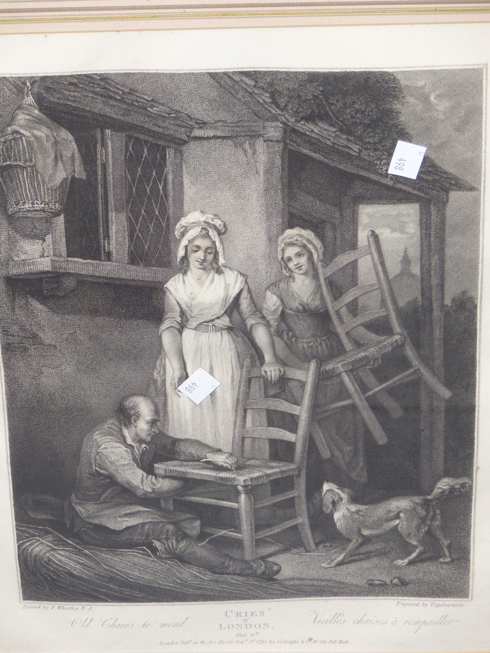 AFTER FRANCIS WHEATLEY (1747-1801), A SET OF SIX ENGRAVINGS FROM THE CRIES OF LONDON SERIES, 32.5 - Image 3 of 7