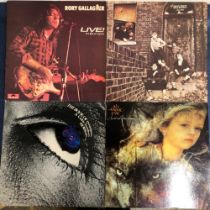 20 X ROCK BAND LP RECORDS INCLUDING - RORY GALLAGHER BLUE OYSTER CULT, ALL ABOUT EVE, GRAND FUNK