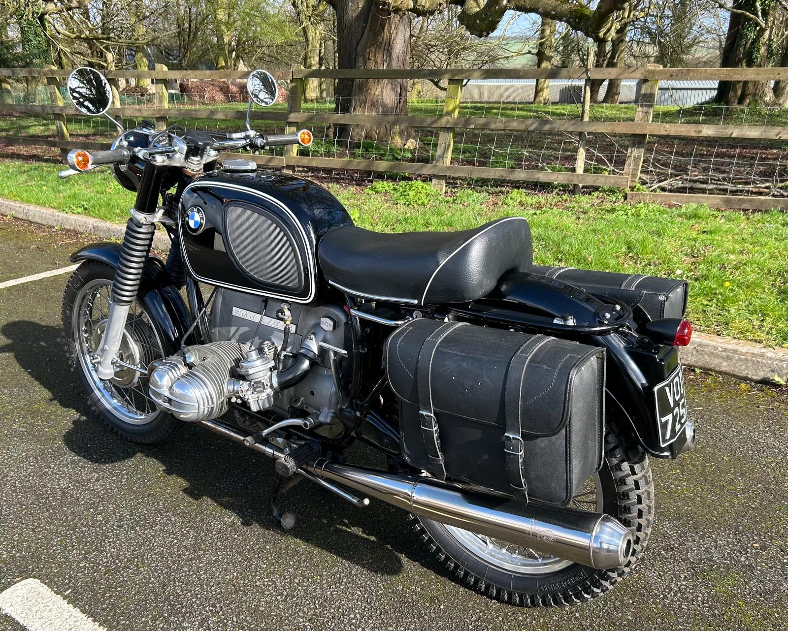 A BMW R75/5 MOTORCYCLE .1971. 72452 MILES. EXCELLENT WELL RESTORED CONDITION, V5, MOT AND TAX - Image 3 of 17