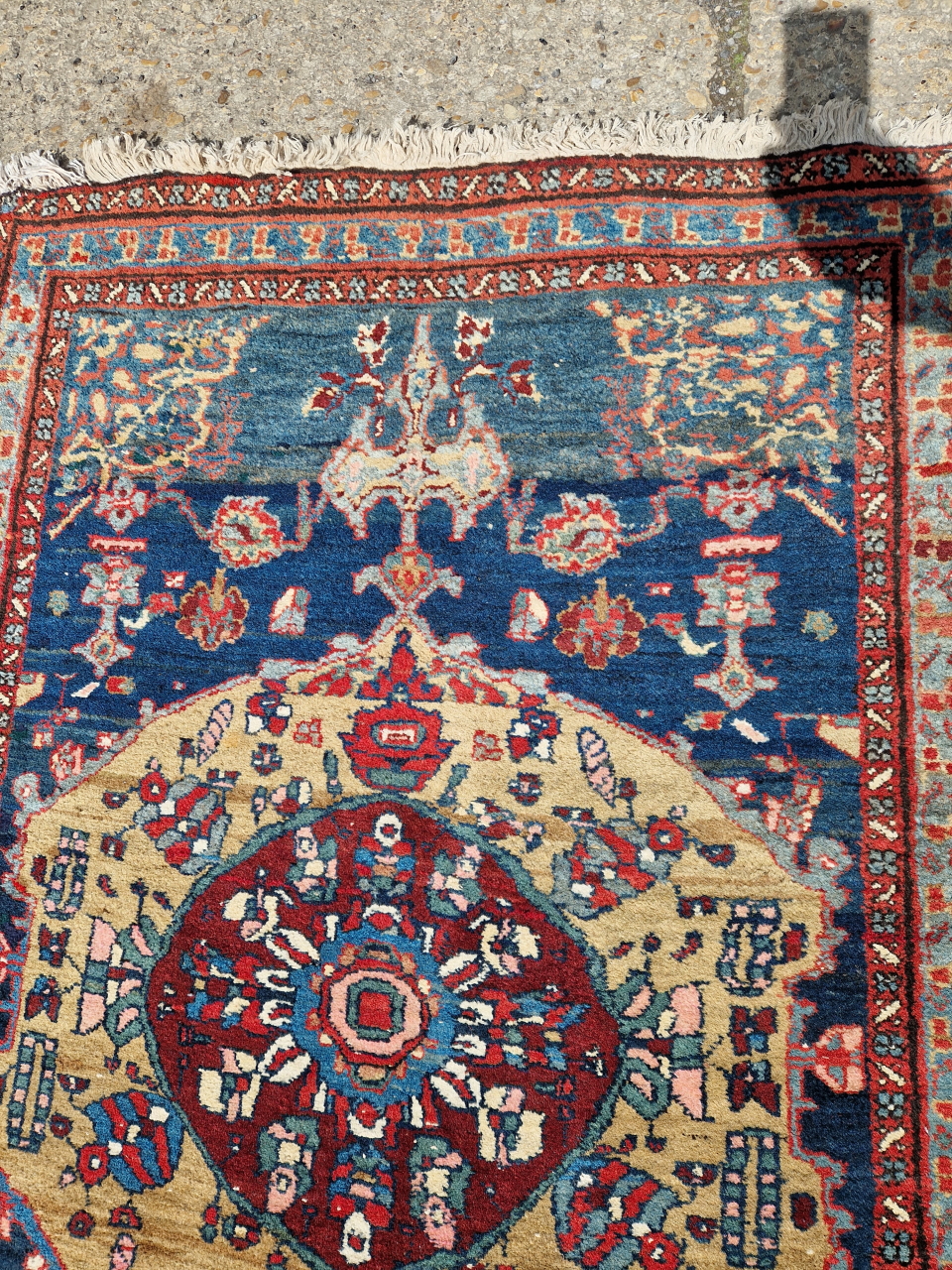 A NEAR PAIR OF PERSIAN TRIBAL COUNTRY HOUSE RUNNERS 530 x 94 cm AND 515 x 101 (2) - Image 12 of 13