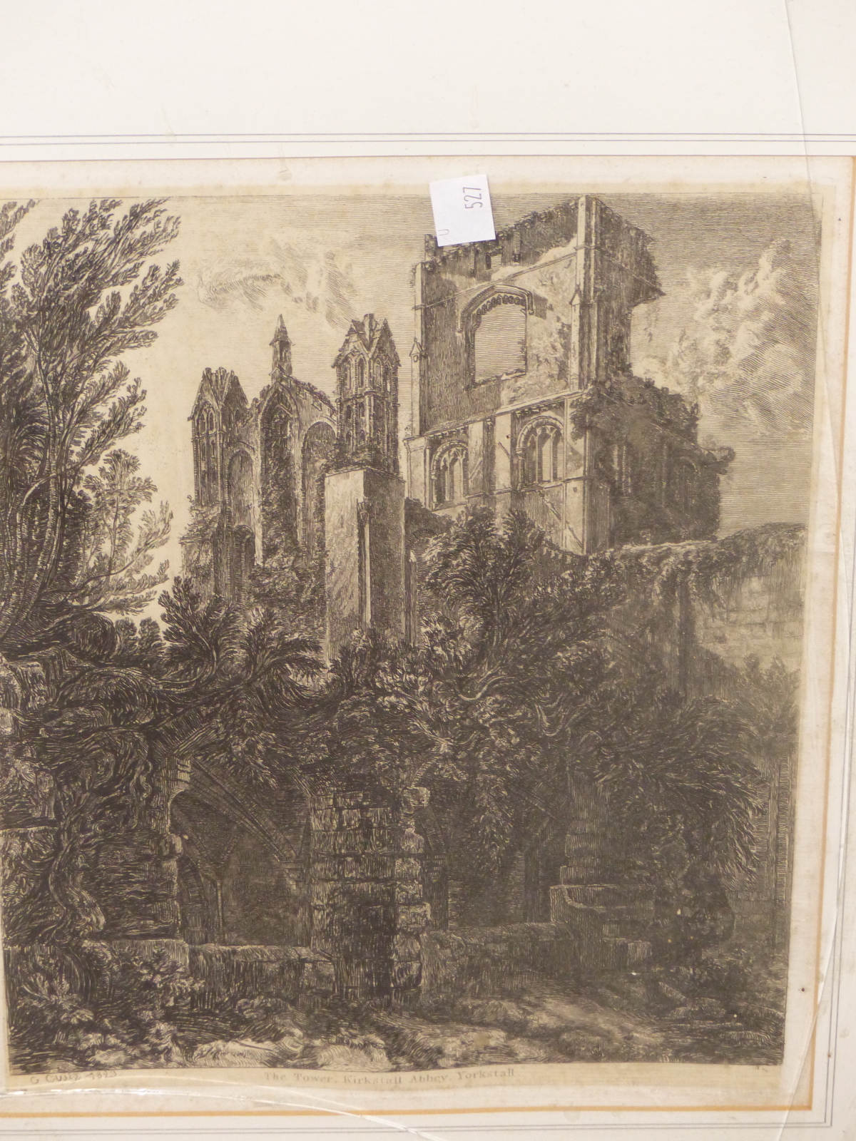 AFTER GEORGE CUITT, FOUR ENGRAVINGS OF ARCHITECTURAL VIEWS AND AN ENGRAVING AFTER PIRANESI. (5) - Image 7 of 9