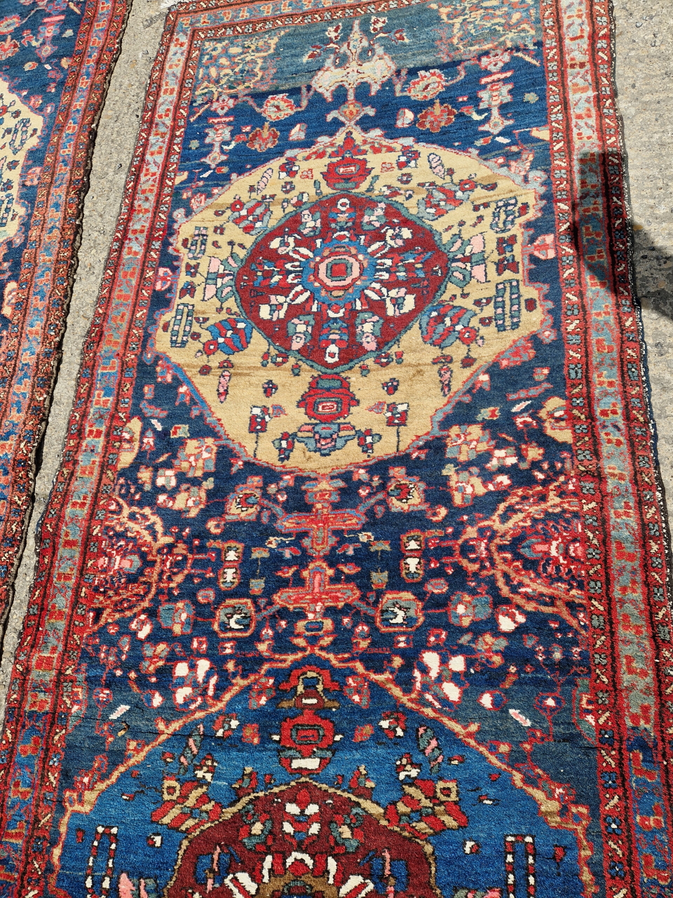 A NEAR PAIR OF PERSIAN TRIBAL COUNTRY HOUSE RUNNERS 530 x 94 cm AND 515 x 101 (2) - Image 11 of 13