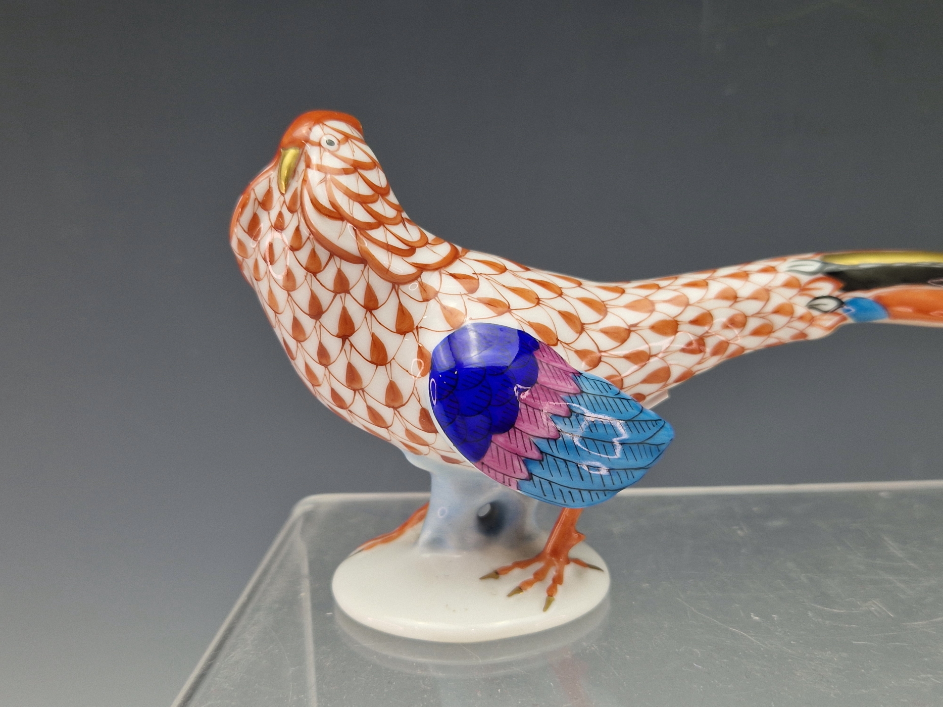 A HEREND MODEL OF A GOLDEN PHEASANT. W 22cms. - Image 2 of 5