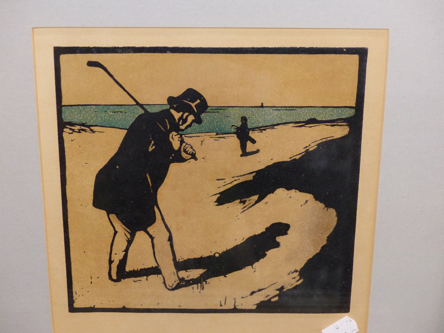 AFTER WILLIAM NICHOLSON, MONTHS OF THE YEAR IN SPORTING SCENES, SEVEN WOODCUTS DEPICTING COURSING, - Image 7 of 8