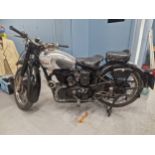 ROYAL ENFIELD 350 SINGLE REG NUMBER WXG721 BARN FIND CONDITION ENGINE TURNS OVER. C/W  V5C ONE