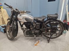 ROYAL ENFIELD 350 SINGLE REG NUMBER WXG721 BARN FIND CONDITION ENGINE TURNS OVER. C/W  V5C ONE