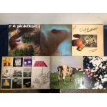 PINK FLOYD - 7 LP RECORDS: A NICE PAIR 2ND SLEEVE, RELICS, ATOM HEART MOTHER, GERMAN PRESSING,