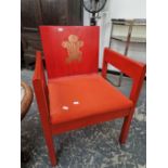 A 1969 PRINCE OF WALES INVESTITURE CHAIR