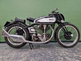 1934 NORTON MODEL 40 350CC ACV 845 -MODIFIED TO 1938 SPECIFICATION- PURCHASED BY OUR VENDOR IN