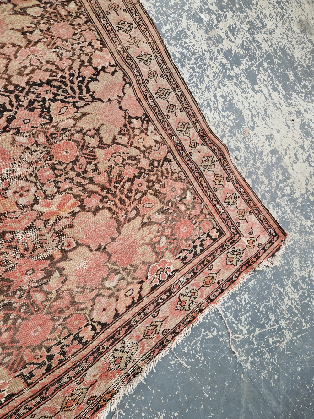 AN ANTIQUE PERSIAN MALAYER RUG 200 x 130 cm. - Image 7 of 10