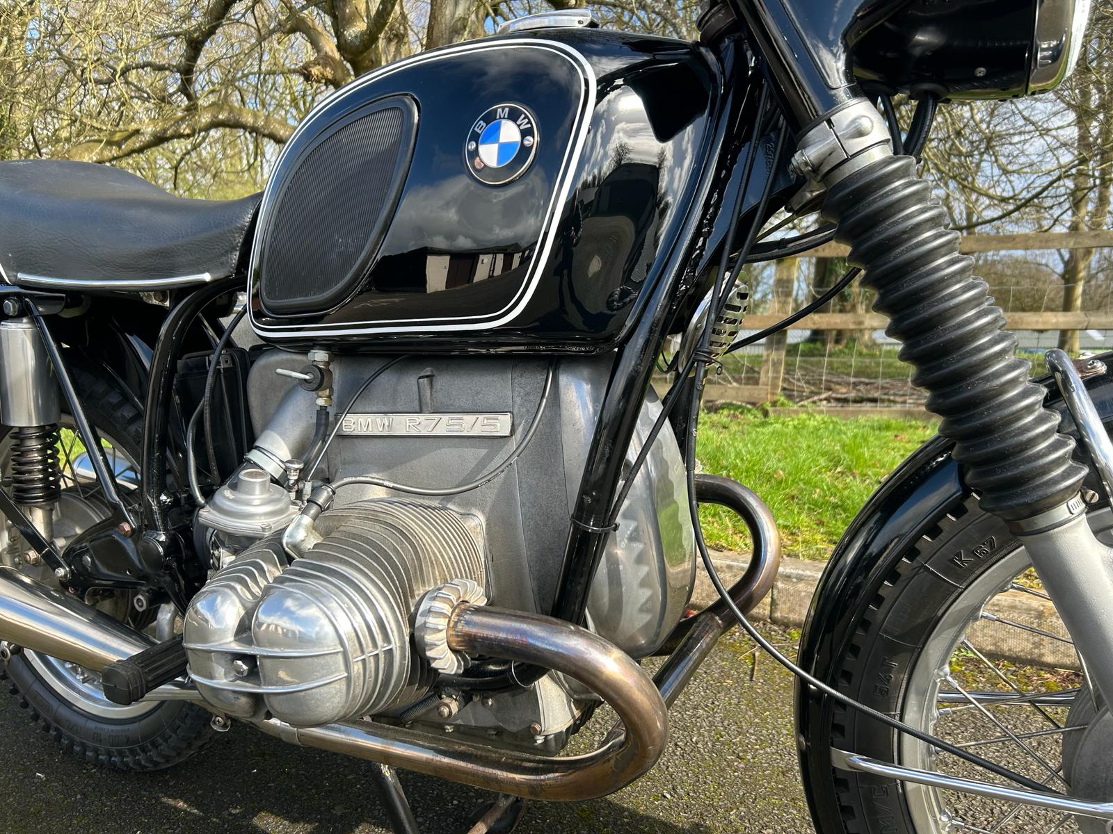 A BMW R75/5 MOTORCYCLE .1971. 72452 MILES. EXCELLENT WELL RESTORED CONDITION, V5, MOT AND TAX - Image 17 of 17