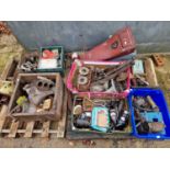 A COLLECTION OF VINTAGE AUSTIN SEVEN AND OTHER CAR PARTS/ SPARES ETC