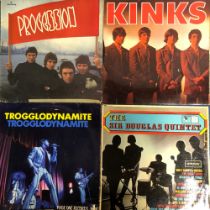 BEAT / GARAGE / PSYCHEDELIA - 4 LP RECORDS: THE TROGGS - TROGGLADYNAMITE, PAGE ONE POL 001, THE