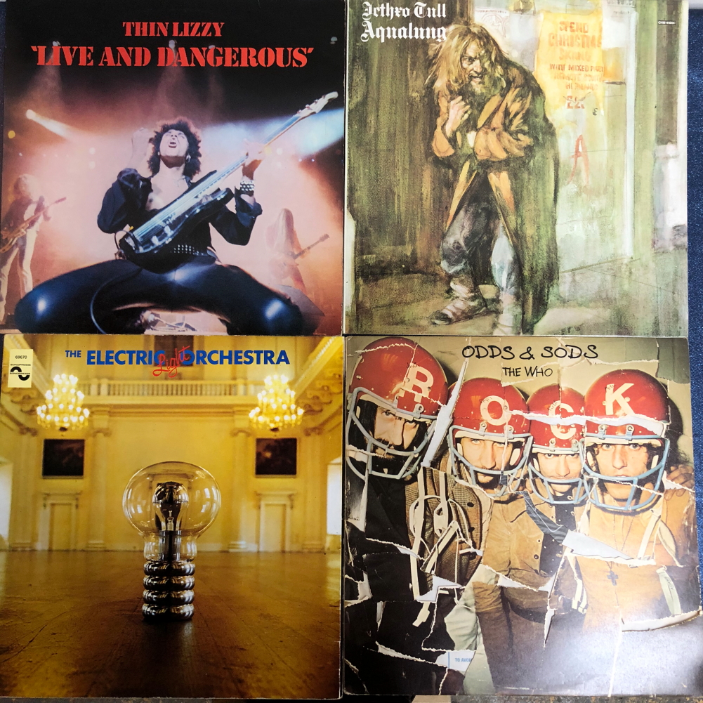 ROCK / PROG - 25 LP RECORDS INCLUDING: THE WHO - TOMMY, ODDS & SODS AND OTHERS, JETHRO TULL -