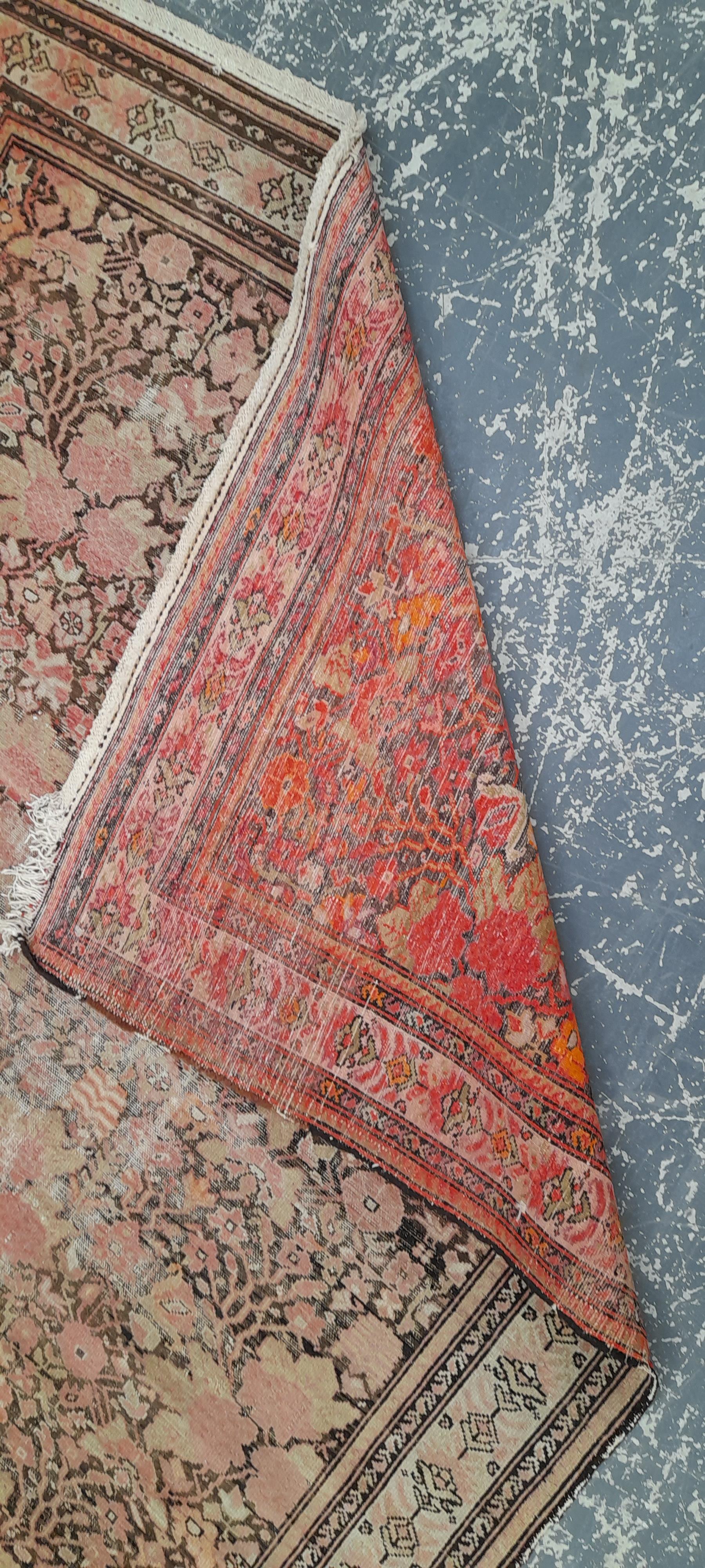 AN ANTIQUE PERSIAN MALAYER RUG 200 x 130 cm. - Image 3 of 10