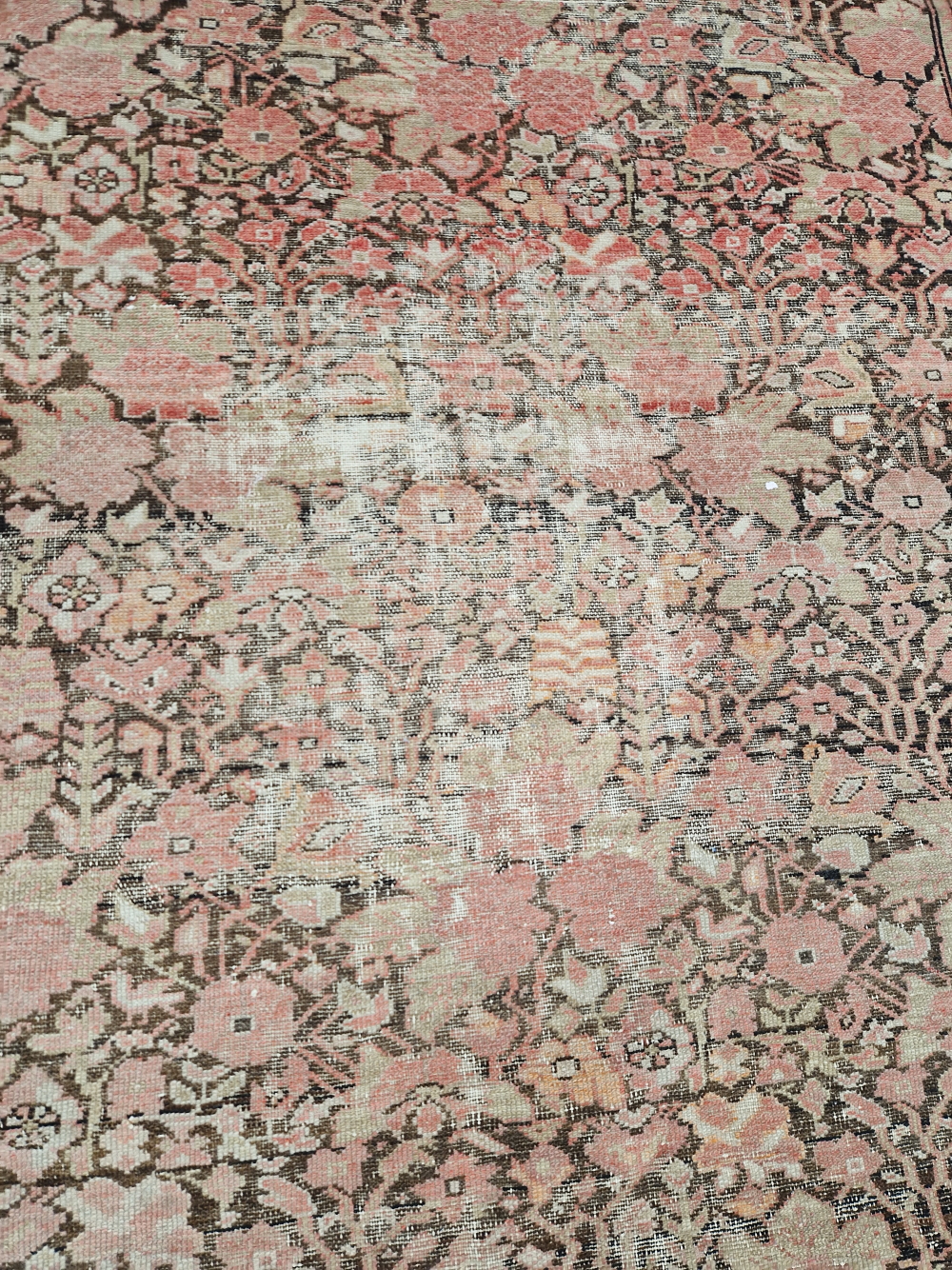 AN ANTIQUE PERSIAN MALAYER RUG 200 x 130 cm. - Image 8 of 10