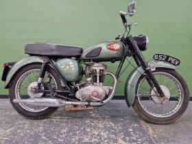 BSA C15 250CC MOTORBIKE . 1959- REGISTRATION NUMBER 652 PEV, C/W V5C REGISTRATION