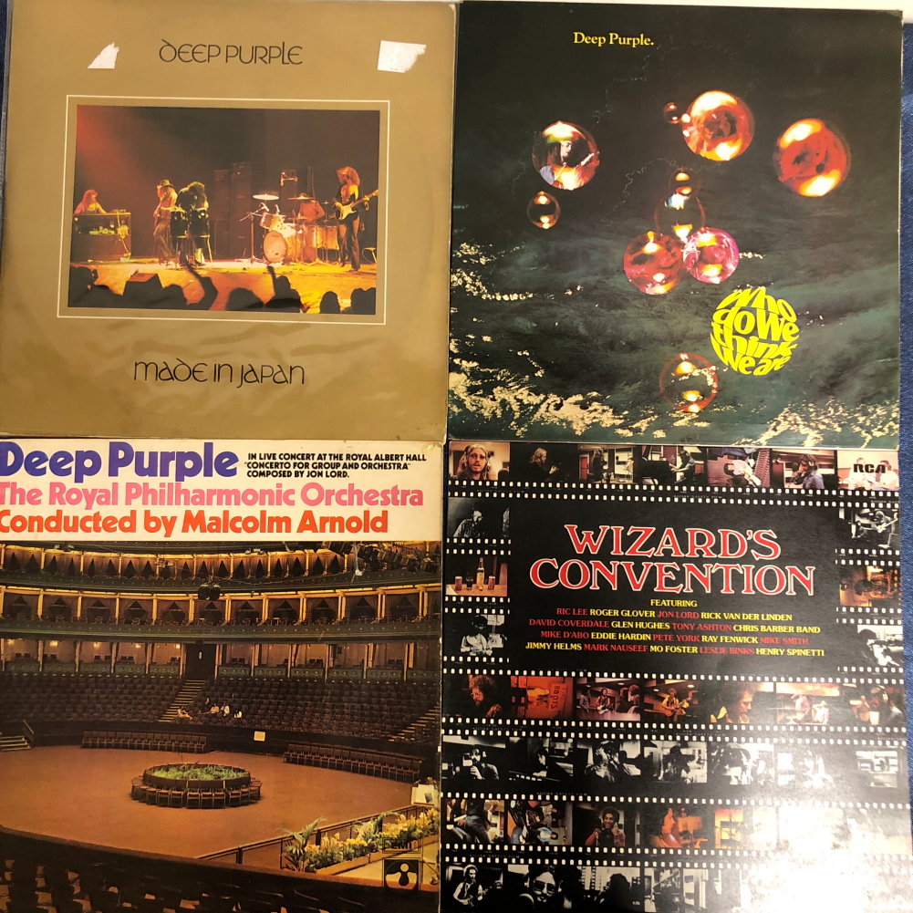 DEEP PURPLE / RELATED - 20 LP RECORDS INCLUDING: MADE IN JAPAN 1ST PRESSING, FIREBALL, STORMBRINGER,