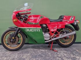 1982 DUCATI 900 MIKE HAILWOOD REPLICA ( FACTORY) WPB 595Y- AN EXCEPTIONAL LOW MILEAGE MACHINE WITH