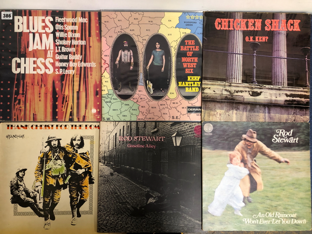 BLUES ROCK - 6 LP RECORDS: CHICKEN SHACK - OK KEN! 1ST PRESSING BLUE HORIZON, , THE GROUNDHOGS -