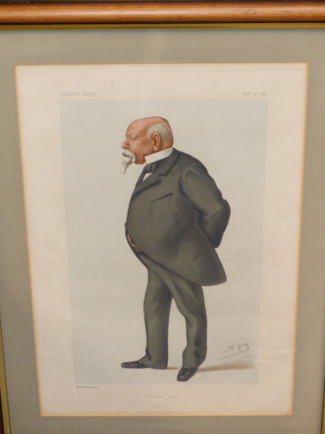 TEN VANITY FAIR PRINTS, MOSTLY SPY AND APE; UNCLE SAM, STATESMEN NO.87, MEN OF THE DAY NO. 1, AN OLD - Image 2 of 11