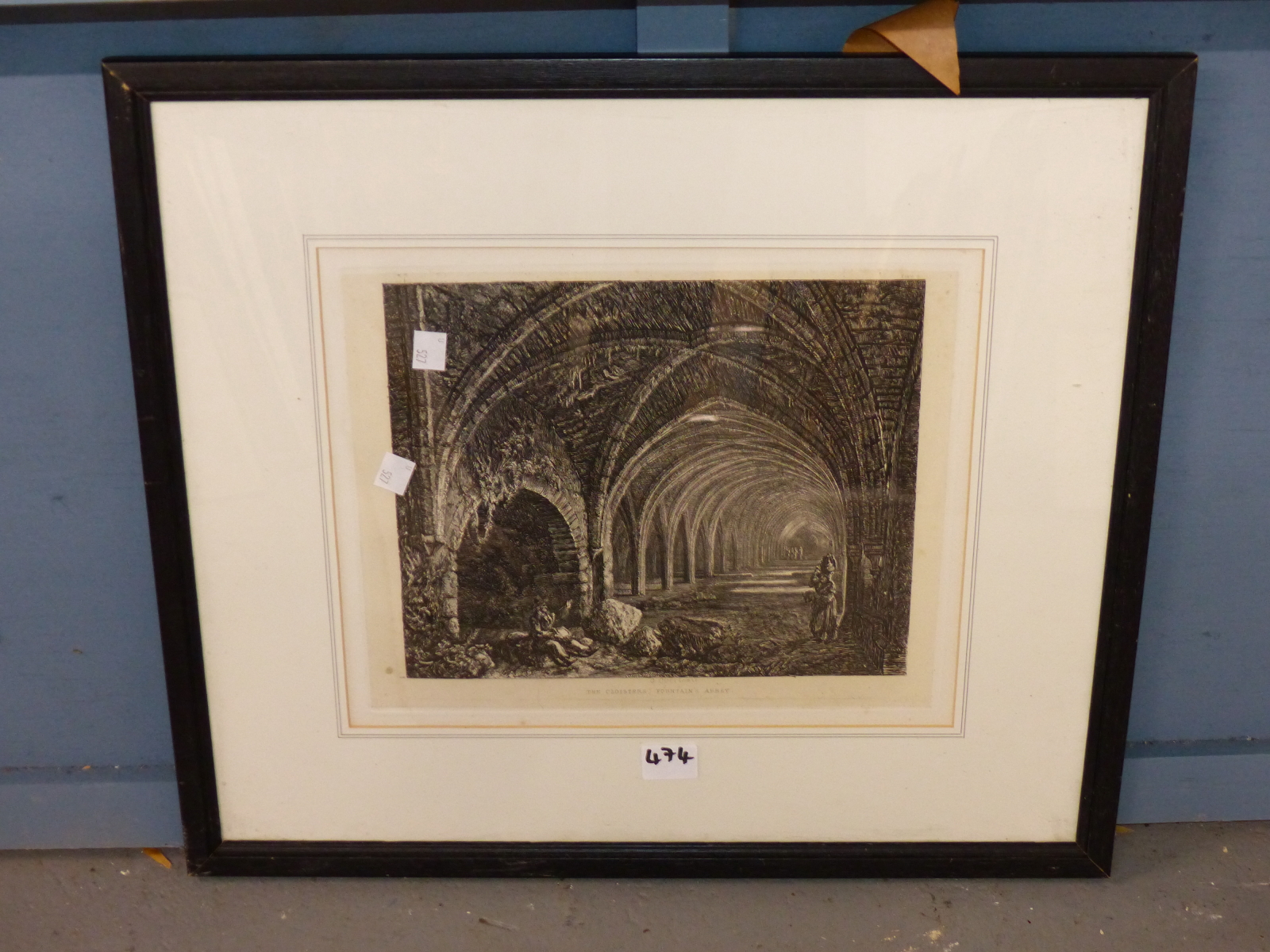 AFTER GEORGE CUITT, FOUR ENGRAVINGS OF ARCHITECTURAL VIEWS AND AN ENGRAVING AFTER PIRANESI. (5) - Image 2 of 9