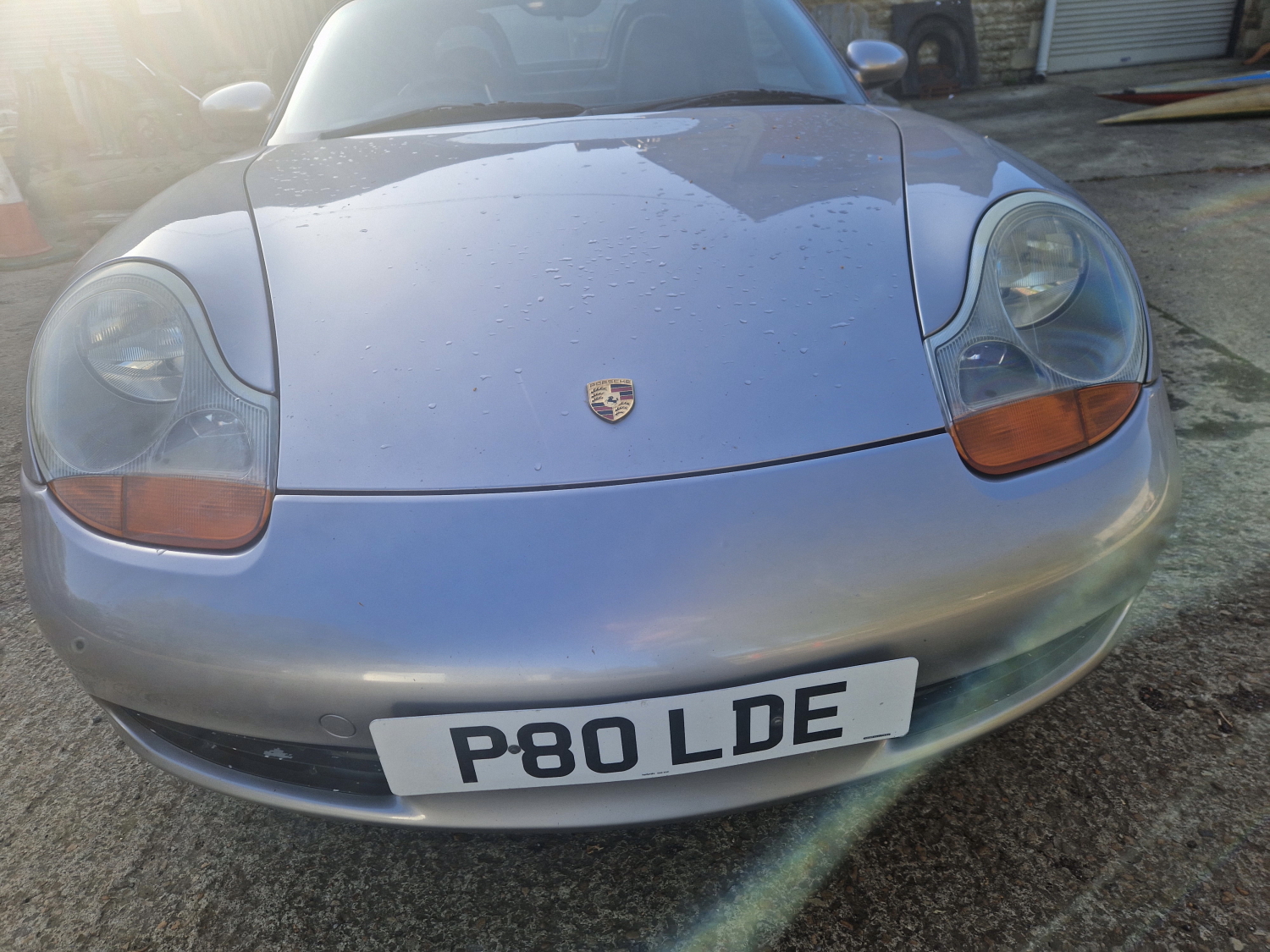 PORSCHE BOXTER CONVERTIBLE 2002. 129,000 MILES. NEW MOT. MUCH SERVICE HISTORY, OWNERS MANUAL. GOOD - Image 6 of 7