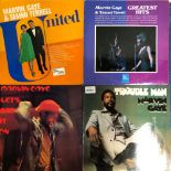 MARVIN GAYE & TAMMI TERRELL - 8 LPs & 1 x 12" SINGLE: UNITED TML 11062, GREATEST HITS STML 11153,