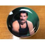 FREDDIE MERCURY - DANBURY MINT PLATE + 2 OTHERS; SEAN CONNERY AND MEL GIBSON.