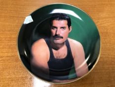 FREDDIE MERCURY - DANBURY MINT PLATE + 2 OTHERS; SEAN CONNERY AND MEL GIBSON.