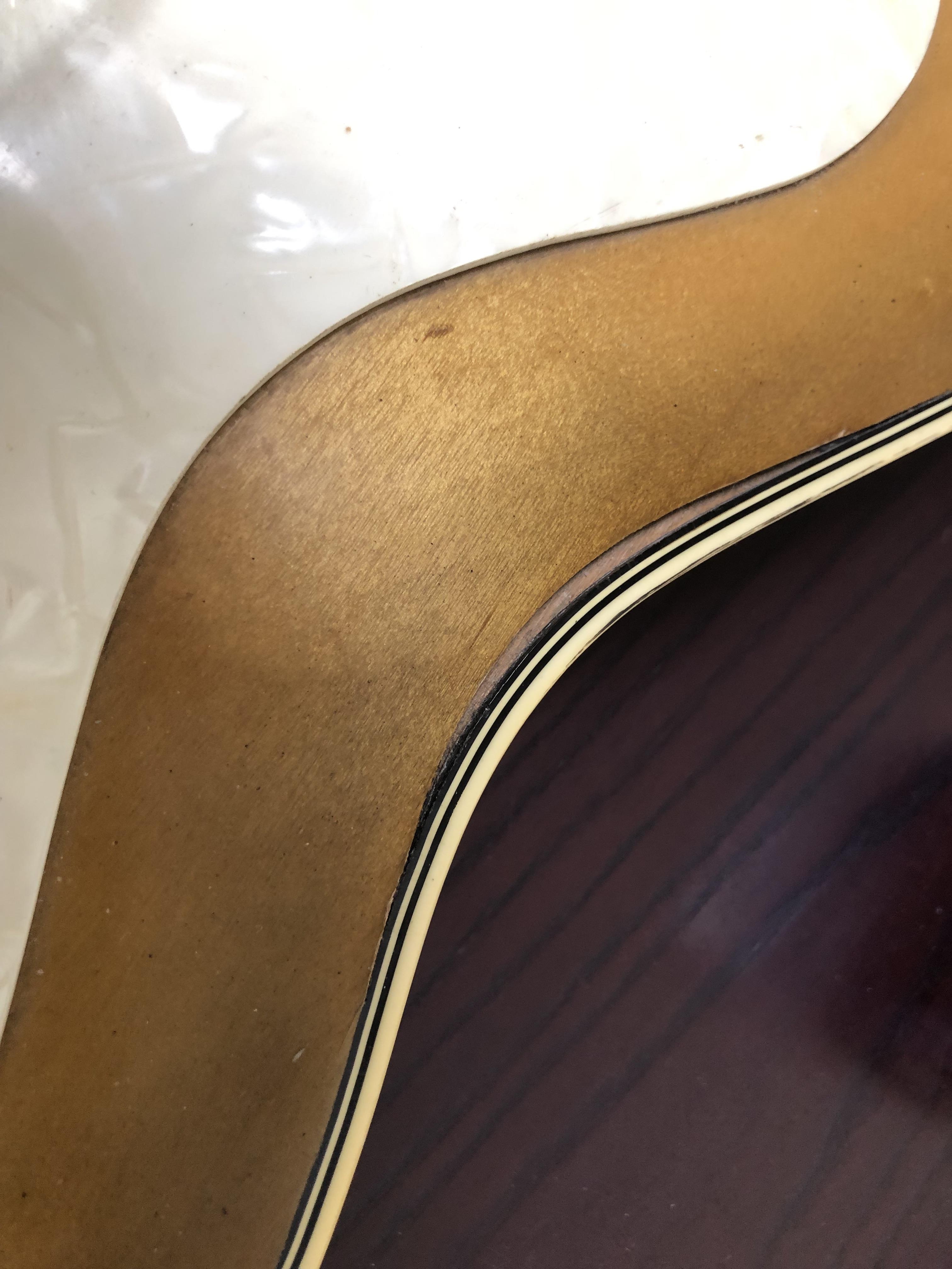 A RARE MARTIN COLETTI ELECTRIC GUITAR, PROBABLE 1950s MODEL, MOTHER OF PEARL SCRATCH PLATE, MADE - Image 12 of 14