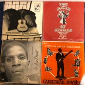 CALYPSO / SOCA - 33 LP RECORDS, MOSTLY TRINIDAD & TOBAGO PRESSINGS 1950s-70s INCLUDING: GENE