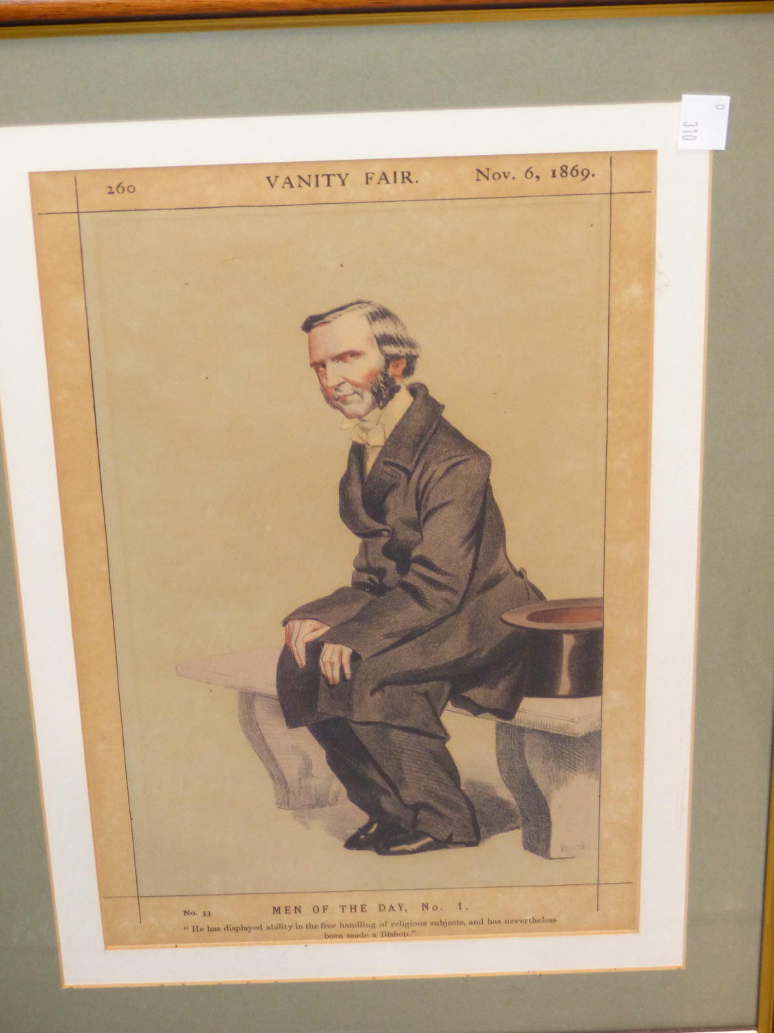 TEN VANITY FAIR PRINTS, MOSTLY SPY AND APE; UNCLE SAM, STATESMEN NO.87, MEN OF THE DAY NO. 1, AN OLD - Image 5 of 11