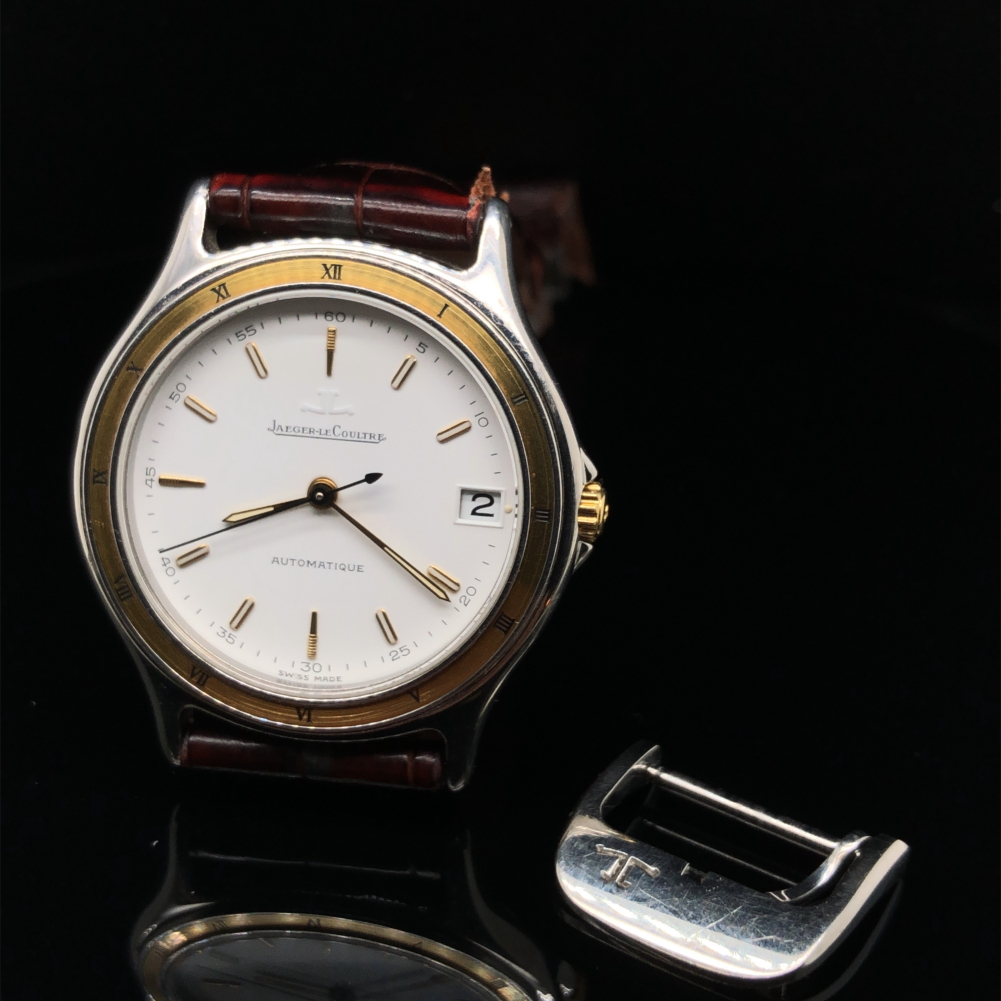A JAEGER-LE COULTRE HERAION AUTOMATIC WRIST WATCH WITH DATE AT 3pm. REFERENCE NUMBER 114.5.89. THE