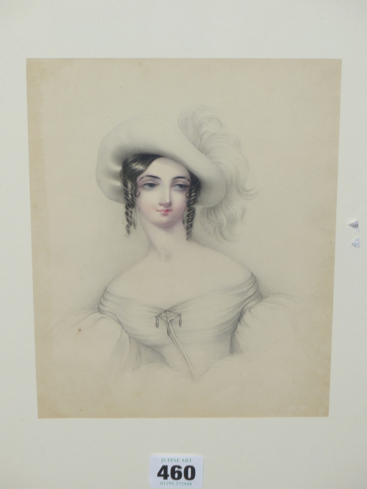19TH CENTURY SCHOOL. PORTRAIT OF A YOUNG LADY. PASTEL. 16.5 x 22 cm. - Image 2 of 4