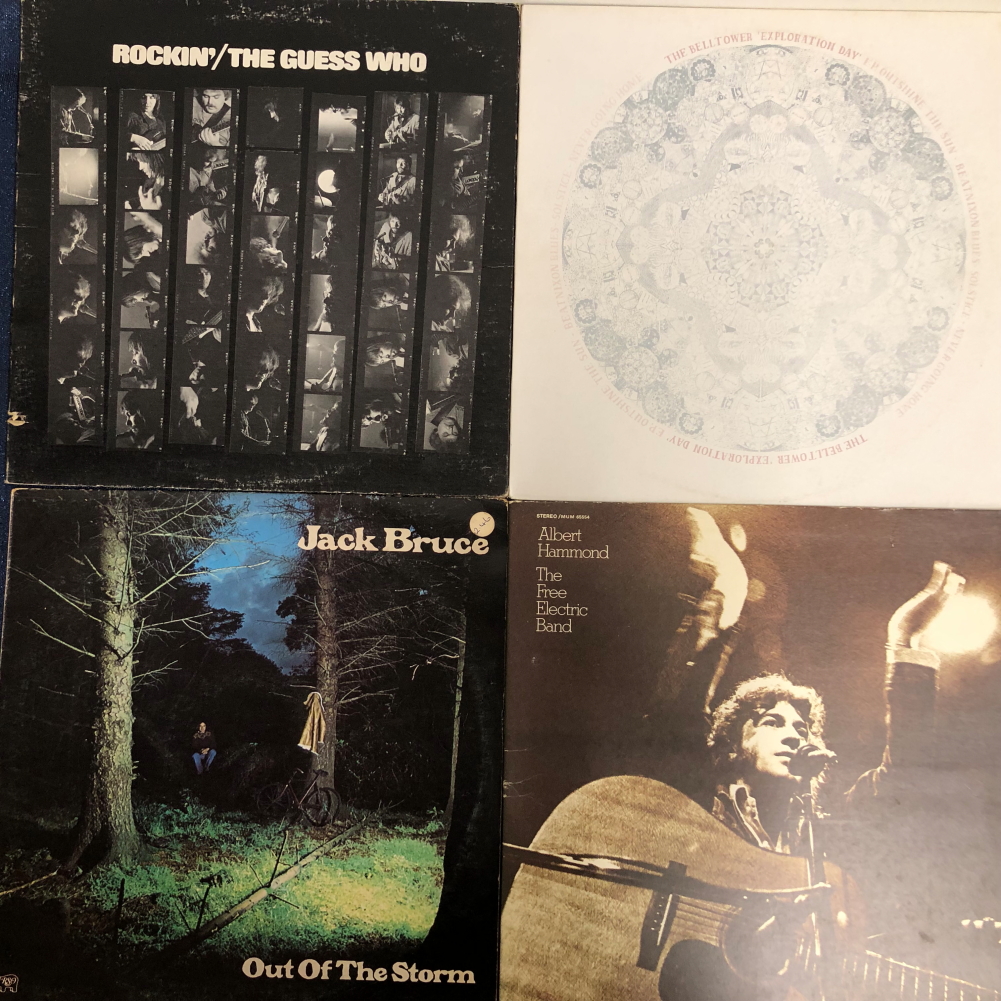 ROCK / PROG - APPROX 50 LP RECORDS INCLUDING: JACK BRUCE, BRAND X, JON ANDERSON, TONY BANKS ETC.